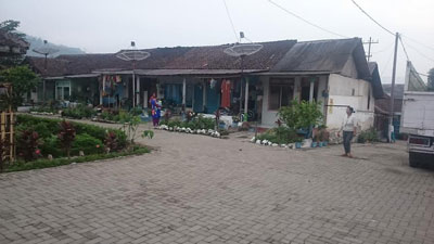 Suasana asri dan teduh Desa Kalisat, Kec Sempol, Kab Bondowoso. 