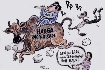 Karikatur Daging Sapi