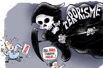 Karikatur Teroris
