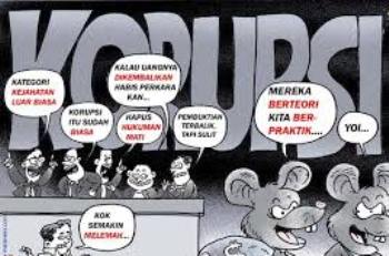 karikatur korupsi