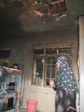 Kebakaran telah menghanguskan rumah milik Soleh yang berada di Jl.Diponegoro Kota Batu, Selasa (23/2).