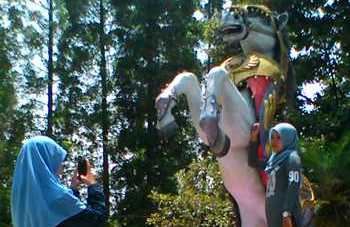 Meskipun sempat menjadi kontroversi, warga Lumajang mengganggap bahwa Keberadaan Patung Kuda Kencak menjadi idola warga untuk berselfie-ria, mereka umumnya menganggap Patung kuda Kencak sebagai sarana rekreasi yang aman dan murah.