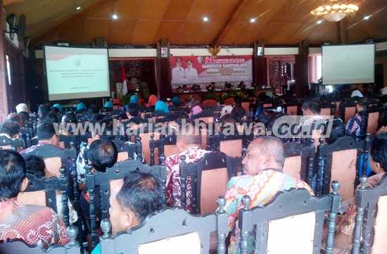 Acara Musrenbang Kabupaten di Pendopo Bupati Sampang.
