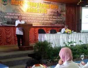 Suasana pelaksanaan Musrenbang tingkat Forum SKPD yang digelari di Hotel Agrokusuma, Rabu (16/3)