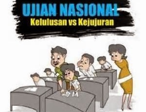 Karikatur Ujian nasional