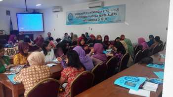 3-BNNP Jatim menggelar workshop di Lingkungan Pendidikan terkait panduan pembelajaran anti narkoba di PAUD. abednego