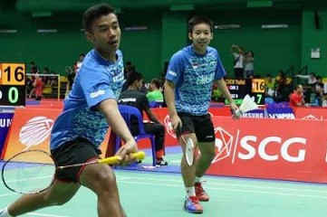 Tim bulu tangkis junior Indonesia menaklukkan tim Taiwan