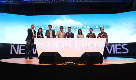 Huawei Indonesia melakukan peluncuran produk terbaru hasil kolaborasi dengan mitra perusahaan yaitu Huawei FusionSphere 6.0.