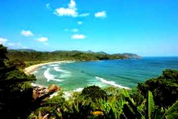 Pantai Lenggoksono Desa Purwodadi, Kec Tirtoyudo, Kab Malang yang bisa digunakan untuk olah raga selancar.