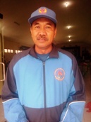 Janadi, Ketua Komisi Olahraga Nasional Indonesia (KONI) kabupaten Lamongan. (Alimun Hakim/Bhirawa).