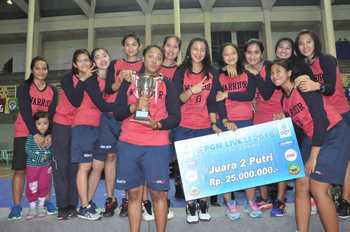 Tim putri Bank Jatim gagal merealisasikan target juara setelah di babak final mengakui keunggulan TNI AU 0-3. ist