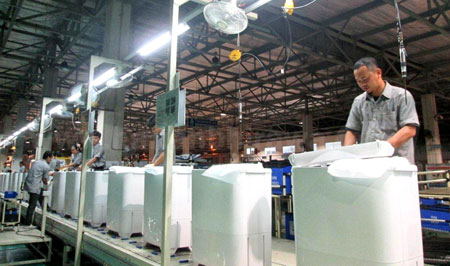 Produksi mesin cuci dua tabung dalam waktu 8 tahun telah mencapai 5 juta.