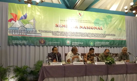 Kepala Bidang Investasi Kementerian Pariwisata Hengky Manurung saat menjadi pembicara di Hotel Tugu Malang, Kamis (8/12) kemarin.
