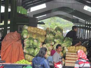 Harga cabai di Pasar Sayur Karangploso, Kec Karangploso, Kab Malang terjadi kenaikan.