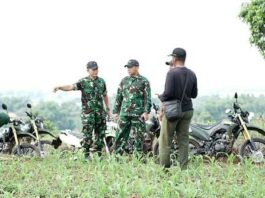Dandim 0814/Jombang Tinjau Rencana Pembangunan Yon TP Karangwinangon Mojoagung