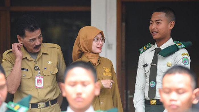 Wali Kota Kediri Dorong Taruna SMAN 5 Brawijaya Bangun Jiwa Kepemimpinan